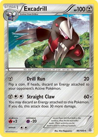 Excadrill - XY - Primal Clash (PRC) #96/160 - Rare Pokémon Trading Card