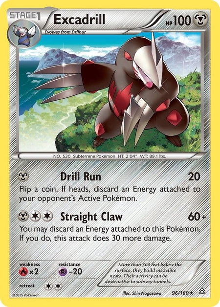 Excadrill - XY - Primal Clash Pokémon trading card