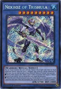 Nekroz of Trishula trading card from The Secret Forces Nekroz of Trishula - The Secret Forces YuGiOh trading card