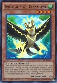 Spiritual Beast Cannahawk - The Secret Forces (THSF) #THSF-EN027 - Super Rare YuGiOh Trading Card