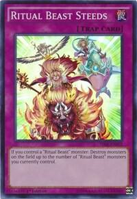 Ritual Beast Steeds trading card from The Secret Forces Ritual Beast Steeds - The Secret Forces YuGiOh trading card