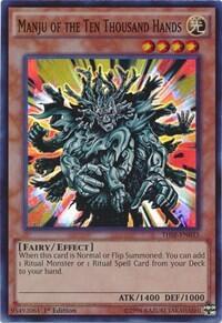 Manju of the Ten Thousand Hands - The Secret Forces (THSF) #THSF-EN033 - Super Rare YuGiOh Trading Card