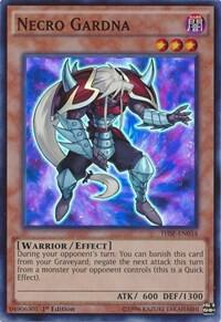 Necro Gardna trading card from The Secret Forces Necro Gardna - The Secret Forces YuGiOh trading card