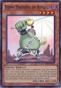 Djinn Presider of Rituals - The Secret Forces (THSF) #THSF-EN037 - Super Rare YuGiOh Trading Card