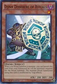 Djinn Disserere of Rituals - The Secret Forces (THSF) #THSF-EN040 - Super Rare YuGiOh Trading Card