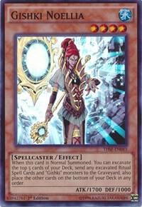 Gishki Noellia - The Secret Forces YuGiOh trading card