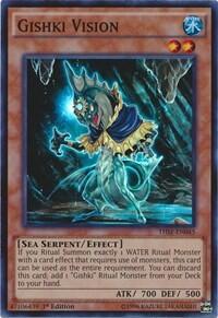 Gishki Vision - The Secret Forces (THSF) #THSF-EN045 - Super Rare YuGiOh Trading Card