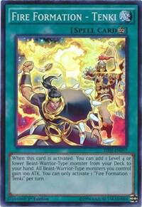 Fire Formation - Tenki - The Secret Forces YuGiOh trading card