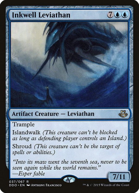Inkwell Leviathan - Duel Decks: Elspeth vs. Kiora Magic: The Gathering trading card