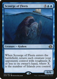 Scourge of Fleets - Duel Decks: Elspeth vs. Kiora (DDO) #41 - Rare Magic: The Gathering Trading Card