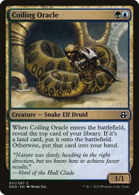 Coiling Oracle - Duel Decks: Elspeth vs. Kiora (DDO) #51 - Common Magic: The Gathering Trading Card