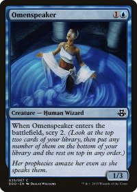 Omenspeaker - Duel Decks: Elspeth vs. Kiora (DDO) #39 - Common Magic: The Gathering Trading Card