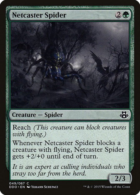 Netcaster Spider - Duel Decks: Elspeth vs. Kiora Magic: The Gathering trading card