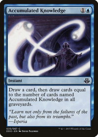 Accumulated Knowledge - Duel Decks: Elspeth vs. Kiora (DDO) #35 - Common Magic: The Gathering Trading Card
