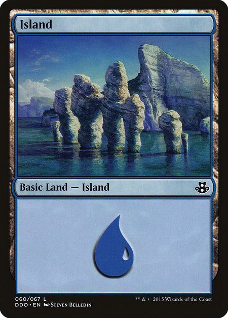 Island (060) - Duel Decks: Elspeth vs. Kiora Magic: The Gathering trading card