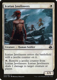 Icatian Javelineers - Duel Decks: Elspeth vs. Kiora (DDO) #14 - Common Magic: The Gathering Trading Card