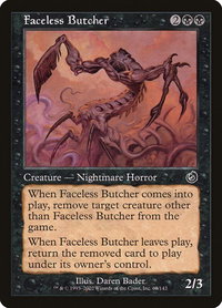 Faceless Butcher - Torment (TOR) #60 - Common Magic: The Gathering Trading Card