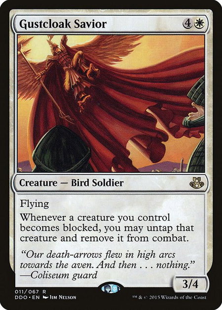 Gustcloak Savior - Duel Decks: Elspeth vs. Kiora Magic: The Gathering trading card