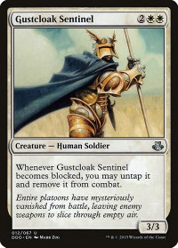 Gustcloak Sentinel - Duel Decks: Elspeth vs. Kiora (DDO) #12 - Uncommon Magic: The Gathering Trading Card