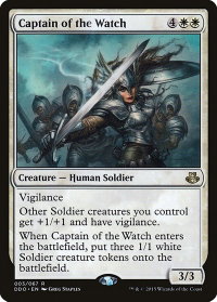 Captain of the Watch - Duel Decks: Elspeth vs. Kiora (DDO) #3 - Rare Magic: The Gathering Trading Card
