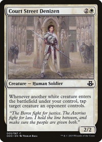 Court Street Denizen - Duel Decks: Elspeth vs. Kiora (DDO) #5 - Common Magic: The Gathering Trading Card