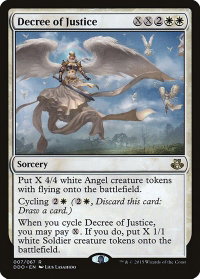 Decree of Justice - Duel Decks: Elspeth vs. Kiora (DDO) #7 - Rare Magic: The Gathering Trading Card