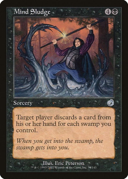 Mind Sludge trading card from Torment Mind Sludge - Torment Magic: The Gathering trading card