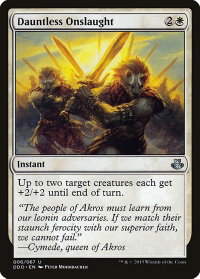 Dauntless Onslaught - Duel Decks: Elspeth vs. Kiora (DDO) #6 - Uncommon Magic: The Gathering Trading Card