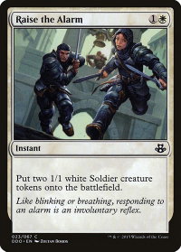 Raise the Alarm - Duel Decks: Elspeth vs. Kiora (DDO) #23 - Common Magic: The Gathering Trading Card