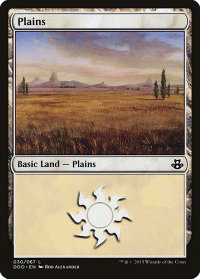 Plains (030) - Duel Decks: Elspeth vs. Kiora (DDO) #30 - Land Magic: The Gathering Trading Card