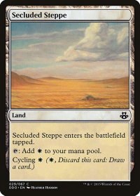 Secluded Steppe - Duel Decks: Elspeth vs. Kiora (DDO) #29 - Common Magic: The Gathering Trading Card