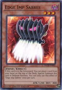 Edge Imp Sabres (SE) - The New Challengers (NECH) #NECH-ENS02 - Super Rare YuGiOh Trading Card