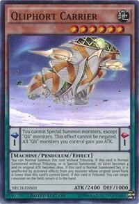 Qliphort Carrier (SE) - The New Challengers (NECH) #NECH-ENS03 - Super Rare YuGiOh Trading Card