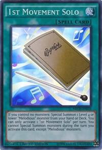 1st Movement Solo (SE) - The New Challengers YuGiOh trading card