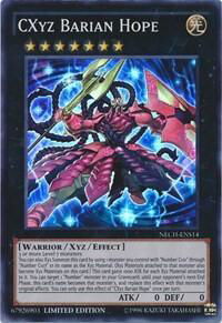 CXyz Barian Hope (SE) - The New Challengers (NECH) #NECH-ENS14 - Super Rare YuGiOh Trading Card