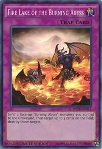 Fire Lake of the Burning Abyss (SE) - The New Challengers (NECH) #NECH-ENS12 - Super Rare YuGiOh Trading Card