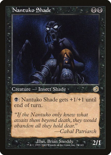 Nantuko Shade - Torment Magic: The Gathering trading card