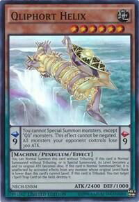 Qliphort Helix (SE) - The New Challengers (NECH) #NECH-ENS04 - Super Rare YuGiOh Trading Card