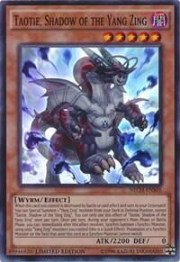 Taotie, Shadow of the Yang Zing (SE) - The New Challengers (NECH) #NECH-ENS05 - Super Rare YuGiOh Trading Card