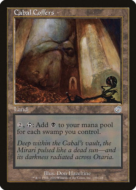 Cabal Coffers - Torment Magic: The Gathering trading card