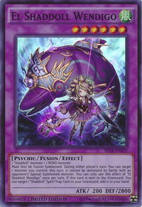 El Shaddoll Wendigo (SE) - Secrets of Eternity (SECE) #SECE-ENS10 - Super Rare YuGiOh Trading Card