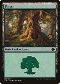 Forest (065) - Duel Decks: Elspeth vs. Kiora (DDO) #65 - Land Magic: The Gathering Trading Card