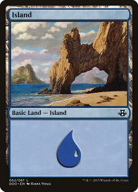 Island (062) - Duel Decks: Elspeth vs. Kiora (DDO) #62 - Land Magic: The Gathering Trading Card
