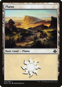 Plains (032) - Duel Decks: Elspeth vs. Kiora (DDO) #32 - Land Magic: The Gathering Trading Card