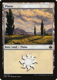 Plains (033) - Duel Decks: Elspeth vs. Kiora (DDO) #33 - Land Magic: The Gathering Trading Card