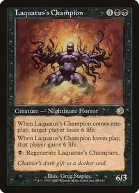 Laquatus's Champion - Torment (TOR) #67 - Rare Magic: The Gathering Trading Card