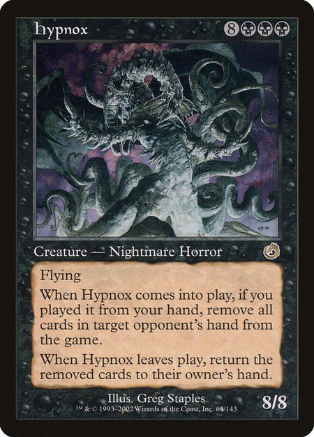 Hypnox - Torment Magic: The Gathering trading card