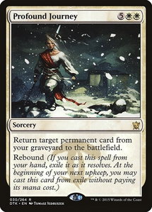 Profound Journey - Dragons of Tarkir (DTK) #30 - Rare Magic: The Gathering Trading Card