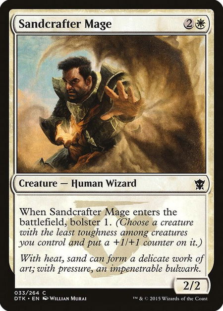 Sandcrafter Mage - Dragons of Tarkir Magic: The Gathering trading card