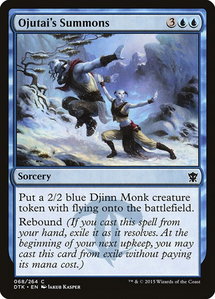 Ojutai's Summons - Dragons of Tarkir (DTK) #68 - Common Magic: The Gathering Trading Card